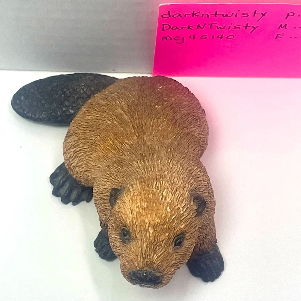 Vintage United Designs Beaver figurine sculpture - Picture 6 of 12